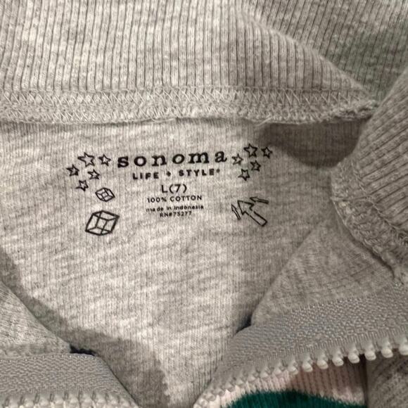 Sonoma Boys Striped Long Sleeve Shirt Bundle - Boys Size 7 - Picture 7 of 7